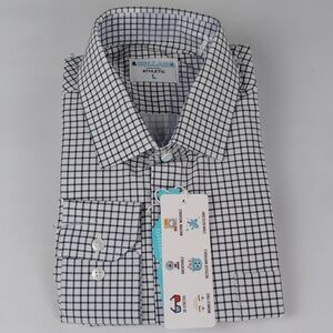 & Collar Athletic Mens Shirt.